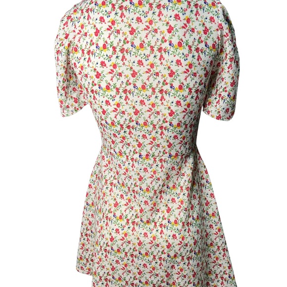 Spring Flowers A-line Stretchy Dress - Picture 2 of 5